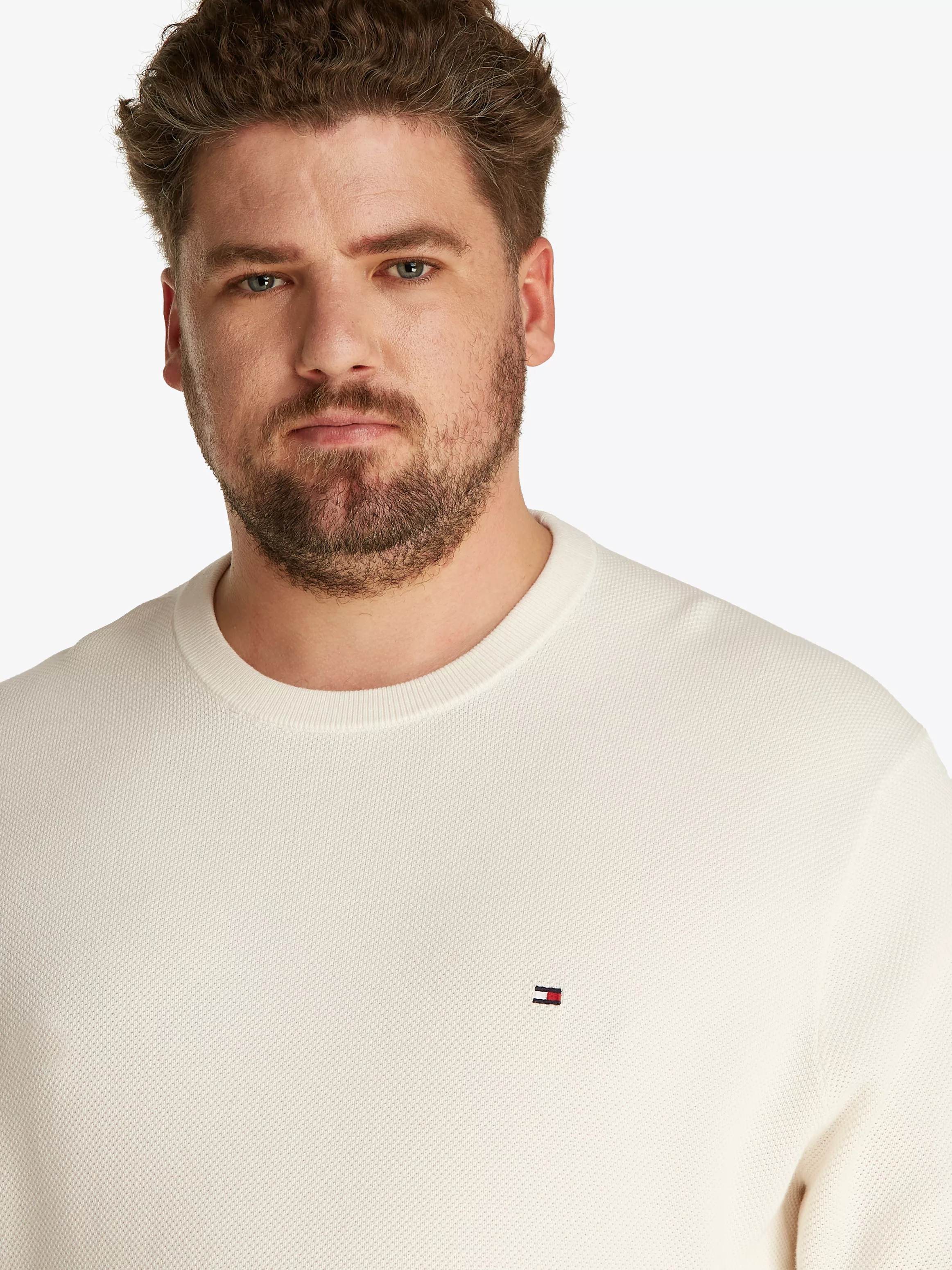 Tommy Hilfiger Big & Tall Rundhalspullover BT-ESSENTIAL STRUCTURE CREW NECK günstig online kaufen