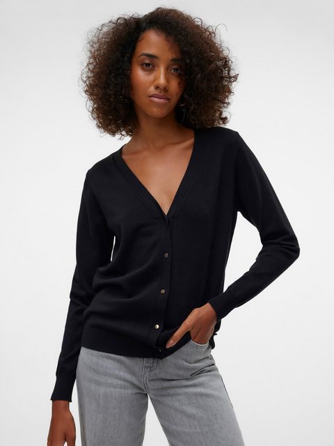 Vero Moda Strickjacke VMSILJE LS V-NECK CARDIGAN GA NOOS günstig online kaufen