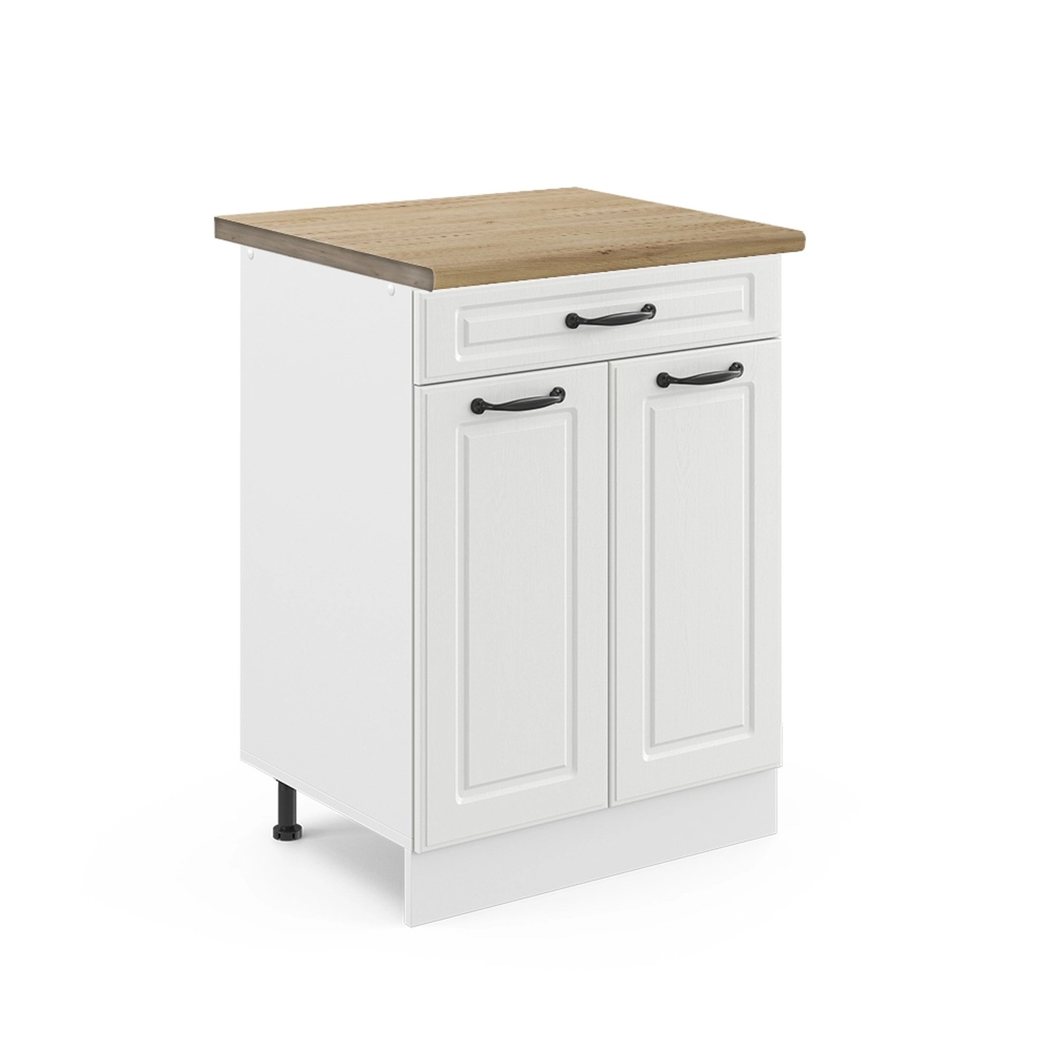 Vicco Unterschrank R-Line, Weiß Landhaus/Weiß, 60 günstig online kaufen