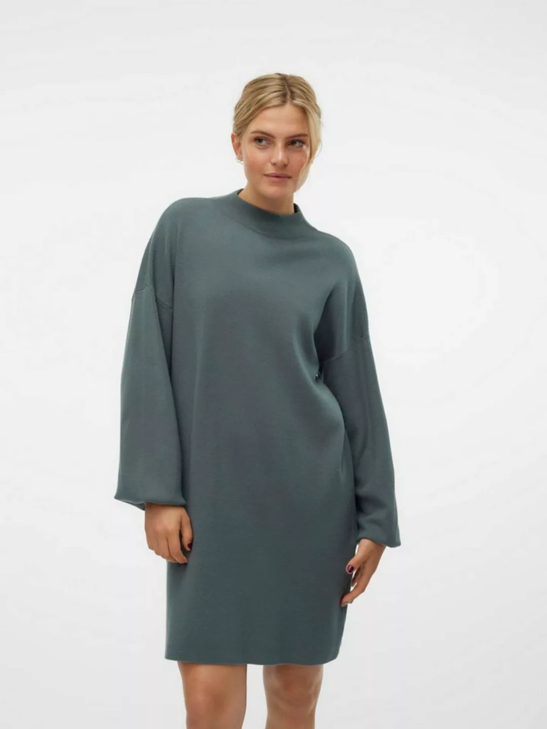 Vero Moda Strickkleid VMNANCY LS FUNNELNECK DRESS GA NOOS günstig online kaufen