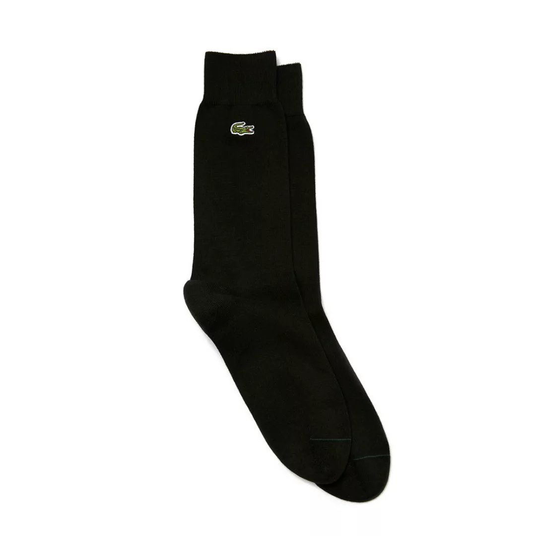 Lacoste Ribbed Cotton Blend Socken EU 36-40 Black günstig online kaufen