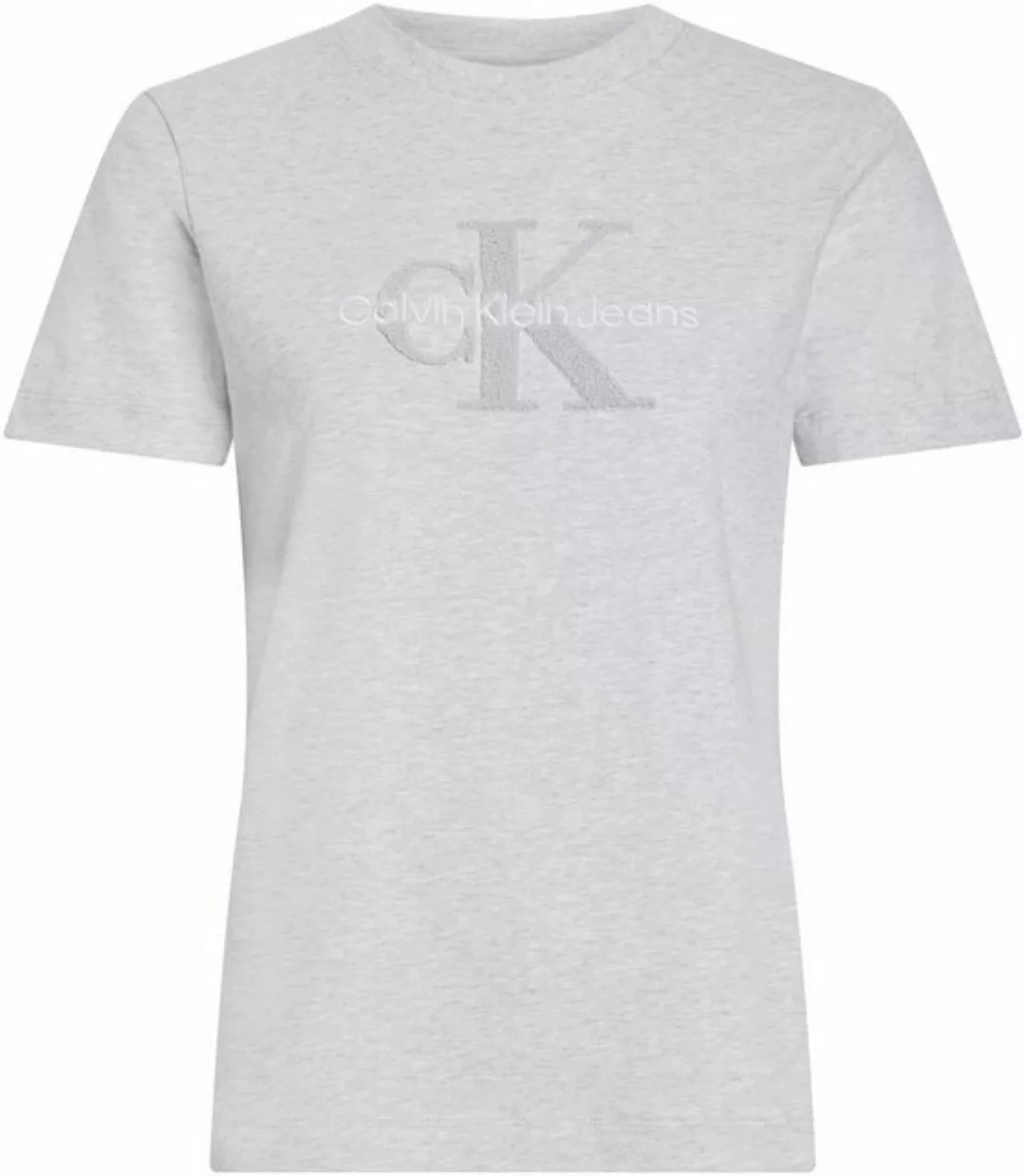 Calvin Klein Jeans T-Shirt CHENILLE MONOLOGO REGULAR TEE mit Logostickerei günstig online kaufen