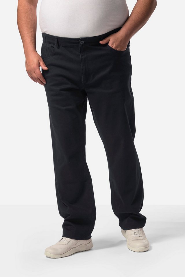 Men Plus 5-Pocket-Jeans Men+ Twillhose teilelastischer Bund bis 74/36 günstig online kaufen