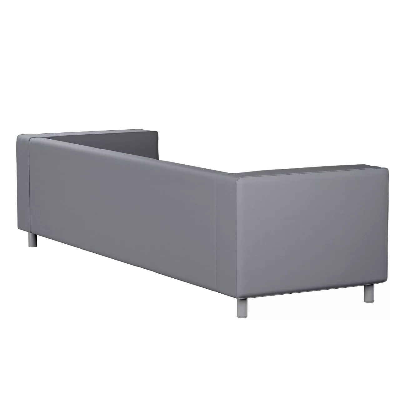 Bezug für Klippan 4-Sitzer Sofa, grau, Bezug für Klippan 4-Sitzer, Cotton P günstig online kaufen