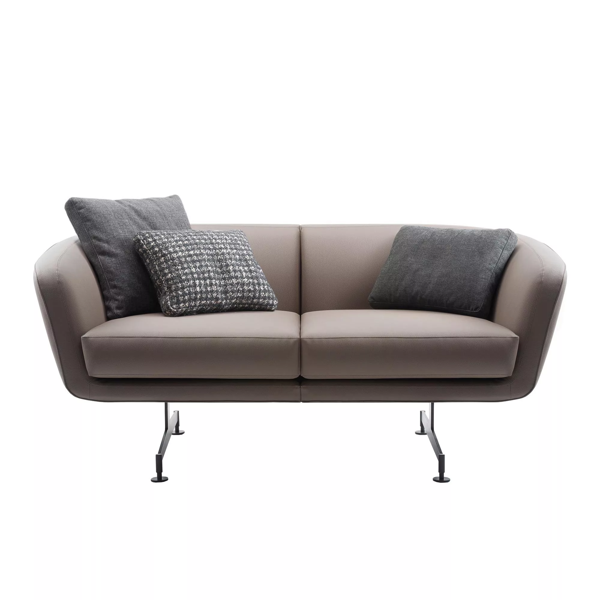 Kartell - Betty 2-Sitzer Sofa Leder - taube/ECO-Leder taube/BxHxT 170x75x90 günstig online kaufen