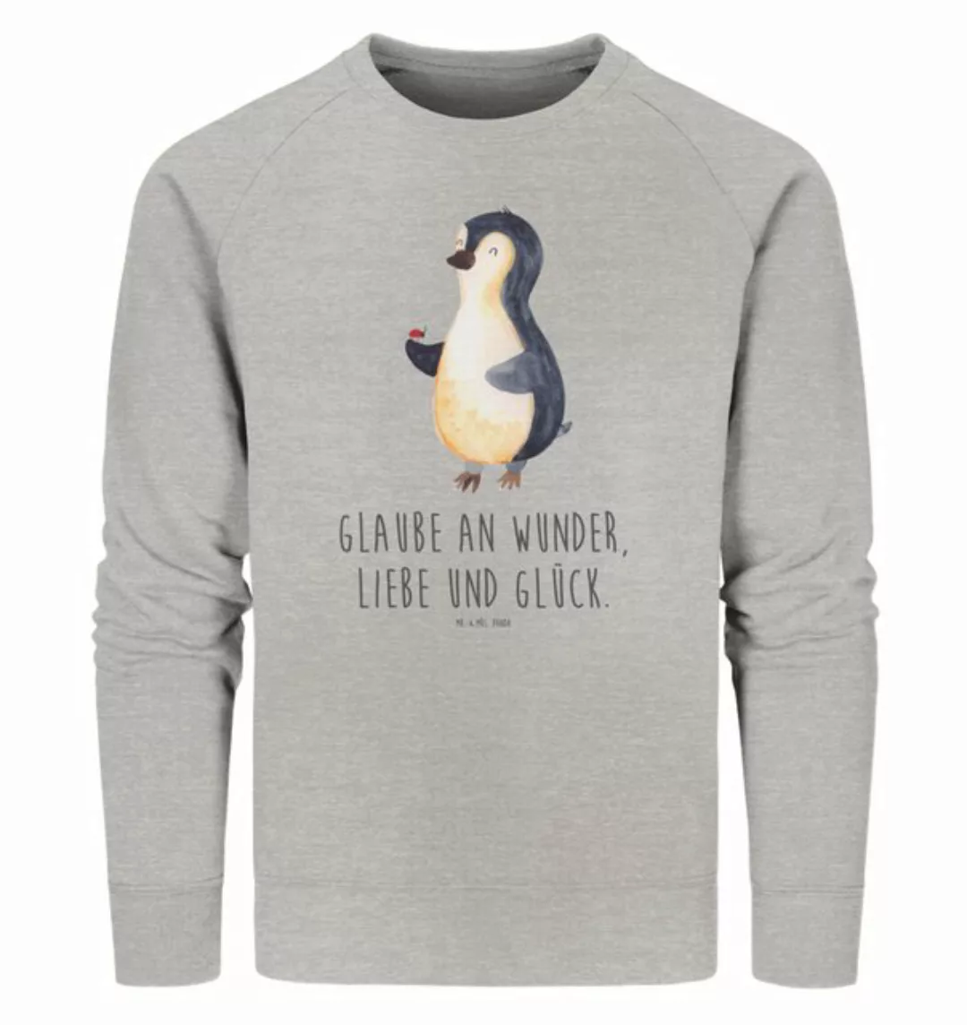 Mr. & Mrs. Panda Longpullover Größe XL Pinguin Marienkäfer - Heather Grey - günstig online kaufen