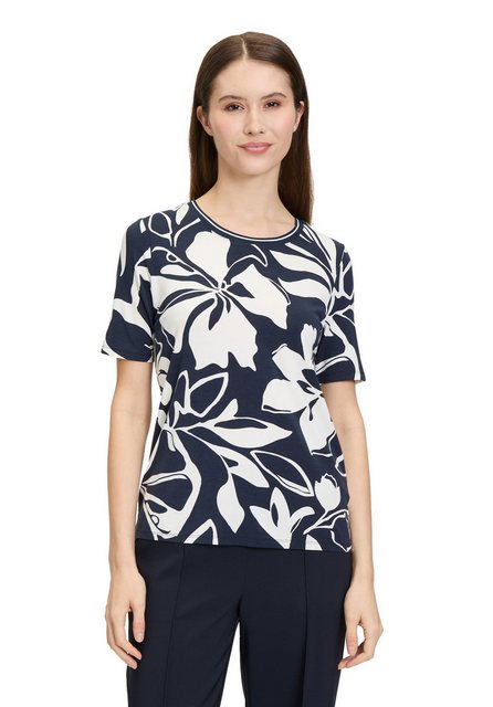 Betty Barclay Kurzarmshirt Betty Barclay Basic Shirt mit Print (1-tlg) Ripp günstig online kaufen