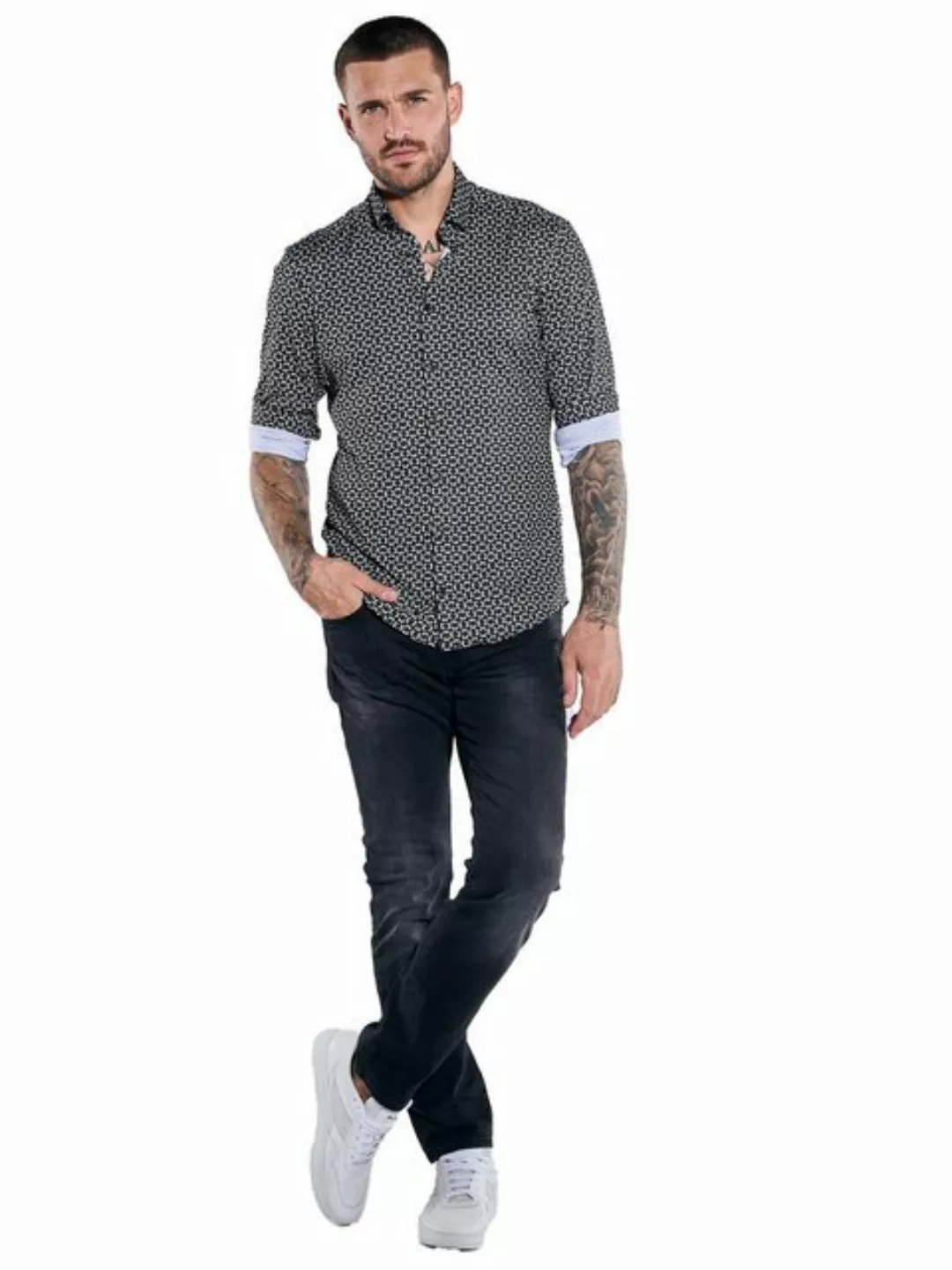 emilio adani Langarmhemd Langarm-Hemd slim fit günstig online kaufen