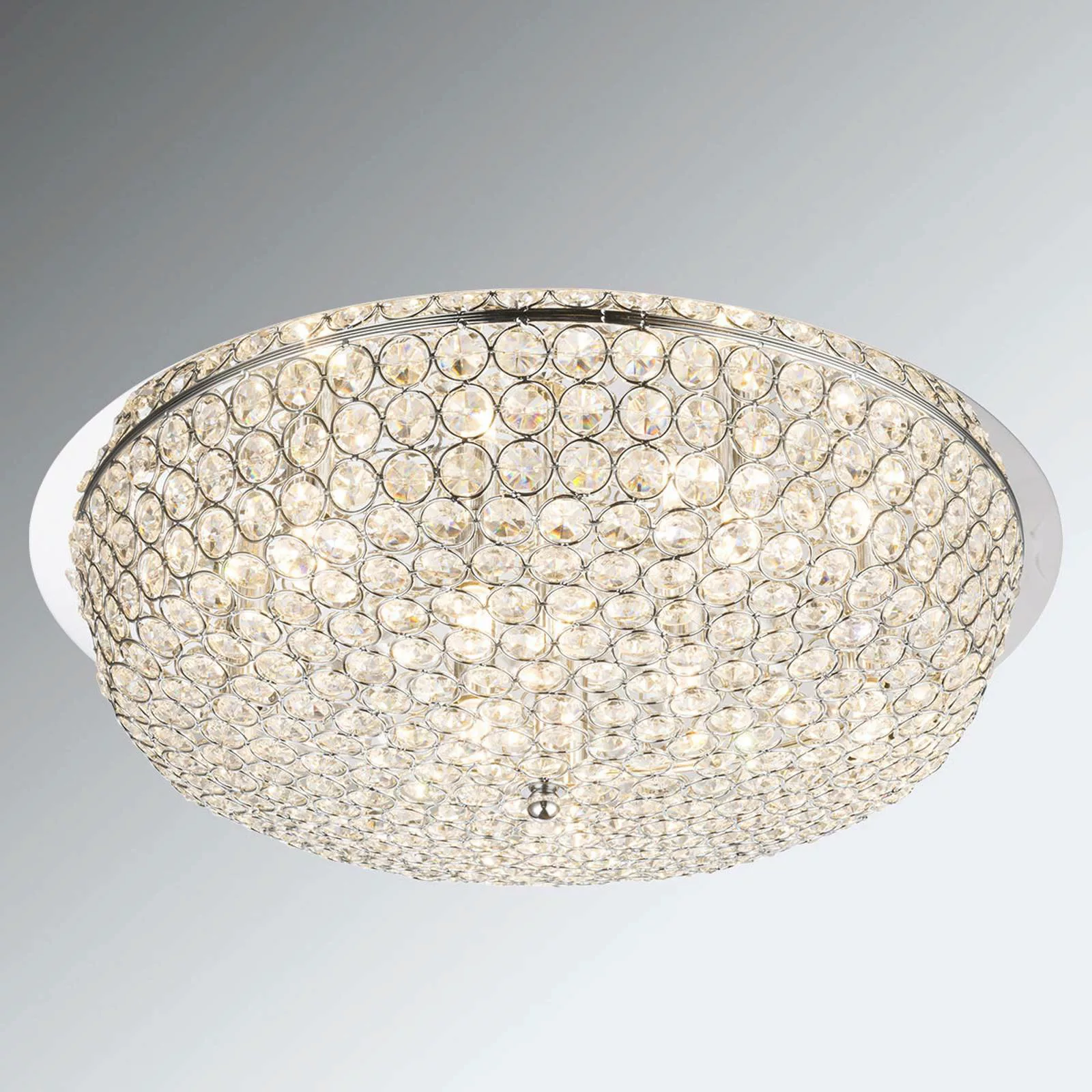 Kristall-Deckenleuchte Emilia mit LED-Lampen günstig online kaufen