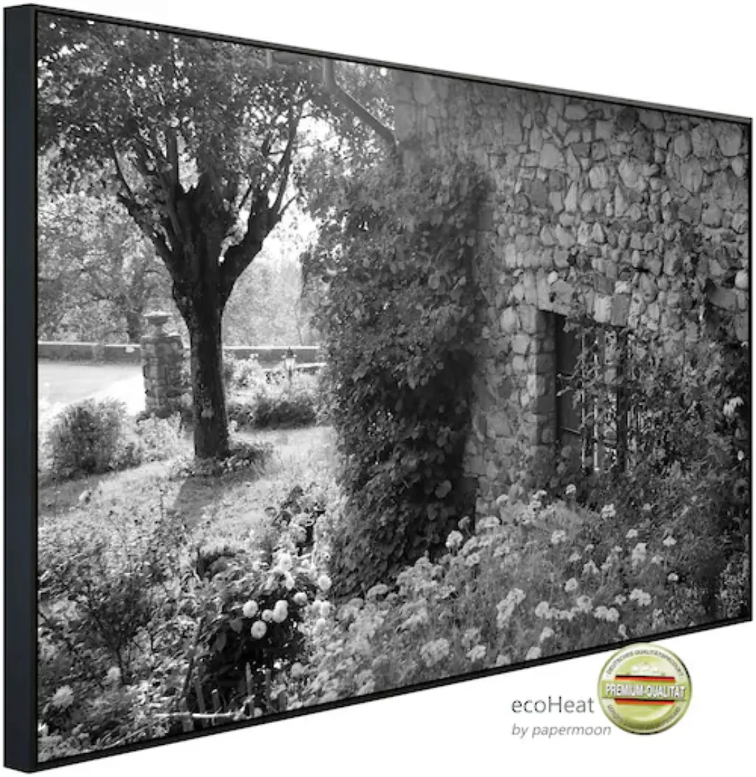 Papermoon Infrarotheizung »Garten Schwarz & Weiß« günstig online kaufen