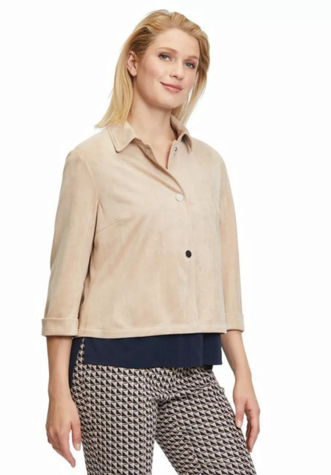 Betty Barclay Jackenblazer Betty Barclay Blazer-Jacke mit 3/4 Arm Material günstig online kaufen