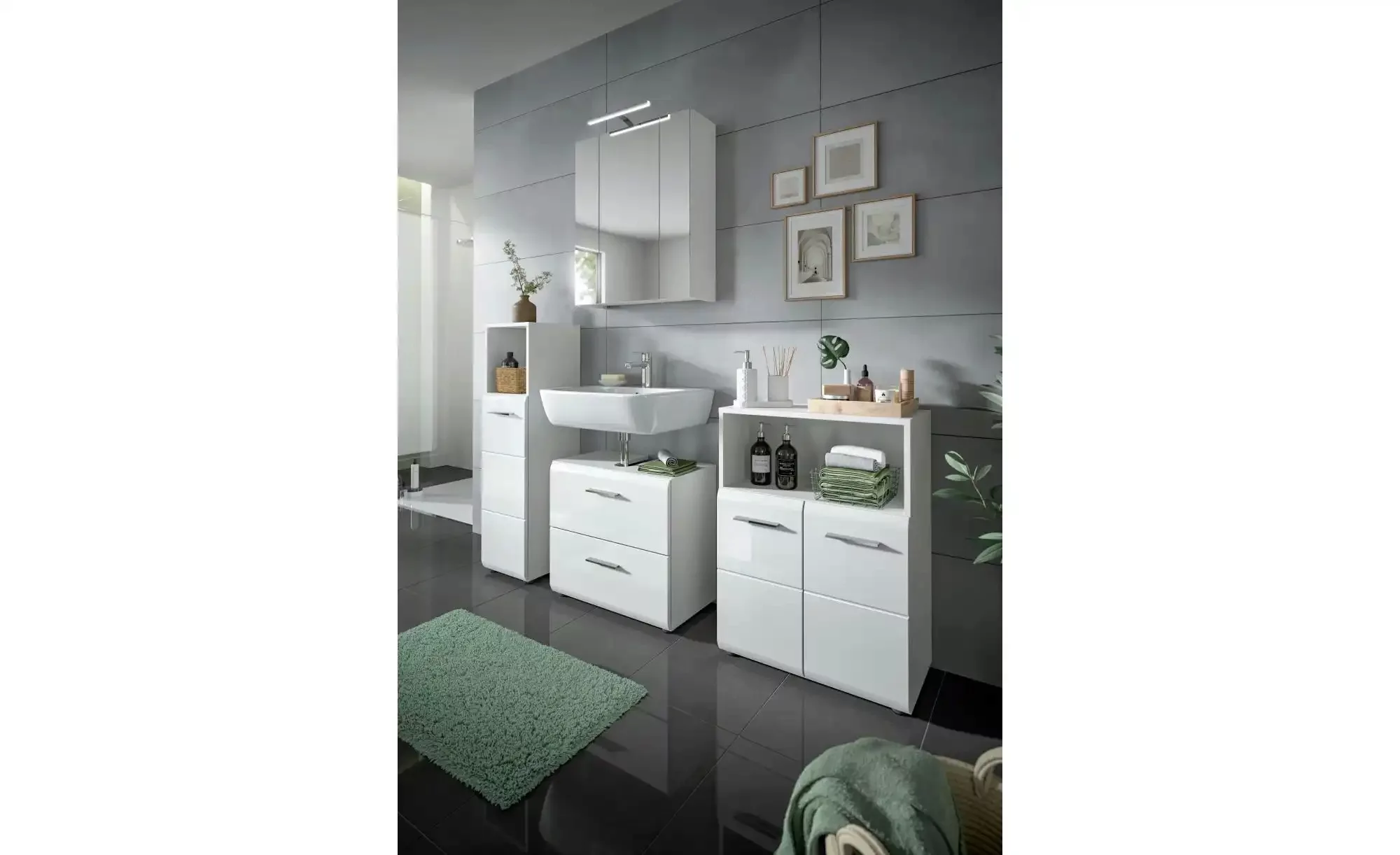 xonox.home Badezimmerspiegelschrank Midischrank Ice günstig online kaufen
