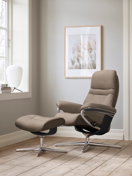 Stressless Relaxsessel "Sunrise", mit Cross Base, Größe S, M & L, Holzakzen günstig online kaufen