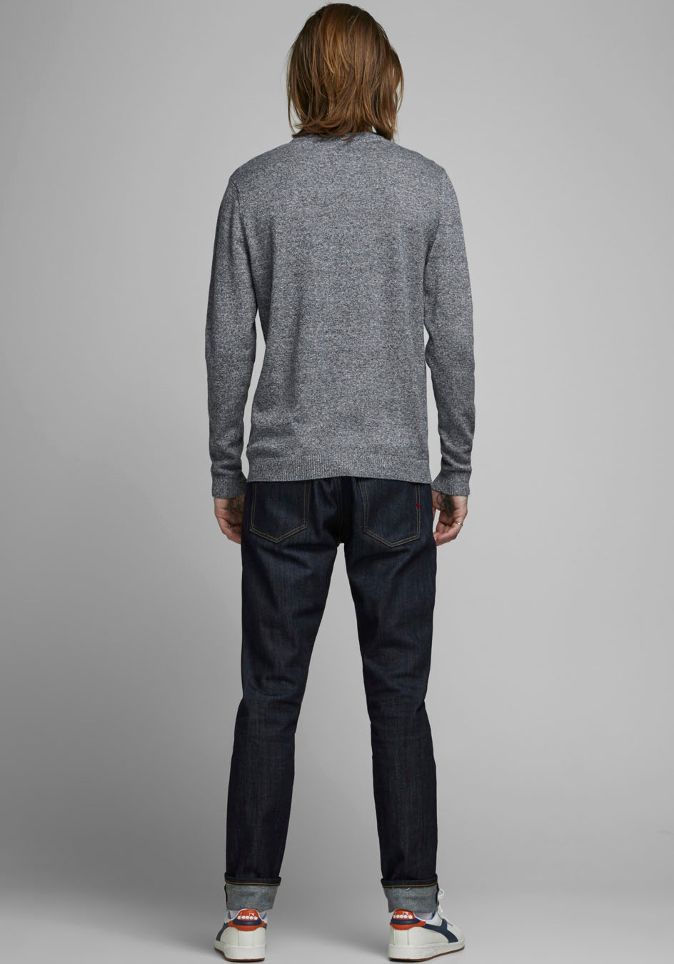 Jack & Jones Herren Pullover JJEBASIC KNIT CREW NECK günstig online kaufen