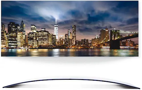 Artland Wandbild »Sonnenaufgang über Manhattan«, Amerika, (1 St.), 3D Optik günstig online kaufen