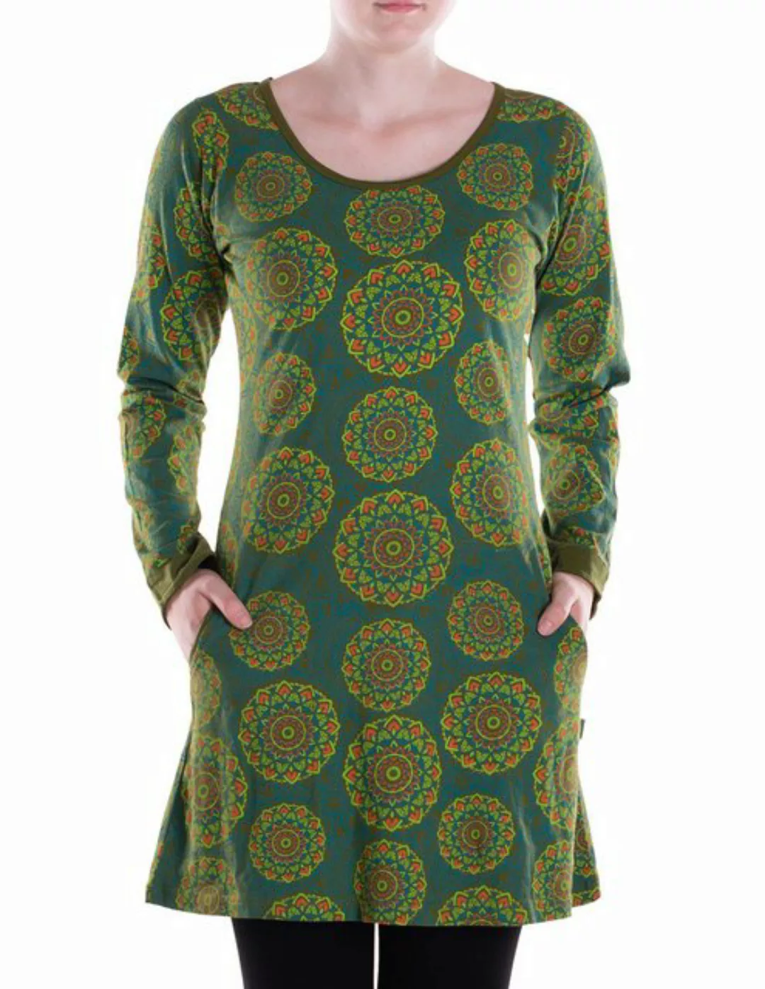 Vishes Tunikakleid Leichtes Langarmshirt-Kleid Damen Kleider Langarm Tunika günstig online kaufen