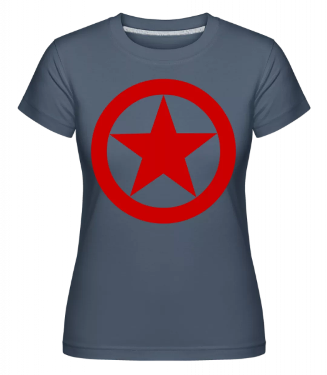 Stern im Kreis Logo · Shirtinator Frauen T-Shirt günstig online kaufen