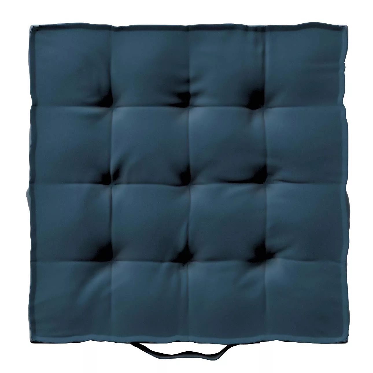 Sitzkissen Jacob mit Handgriff, blau, 40 x 40 x 6 cm, Velvet (704-16) günstig online kaufen