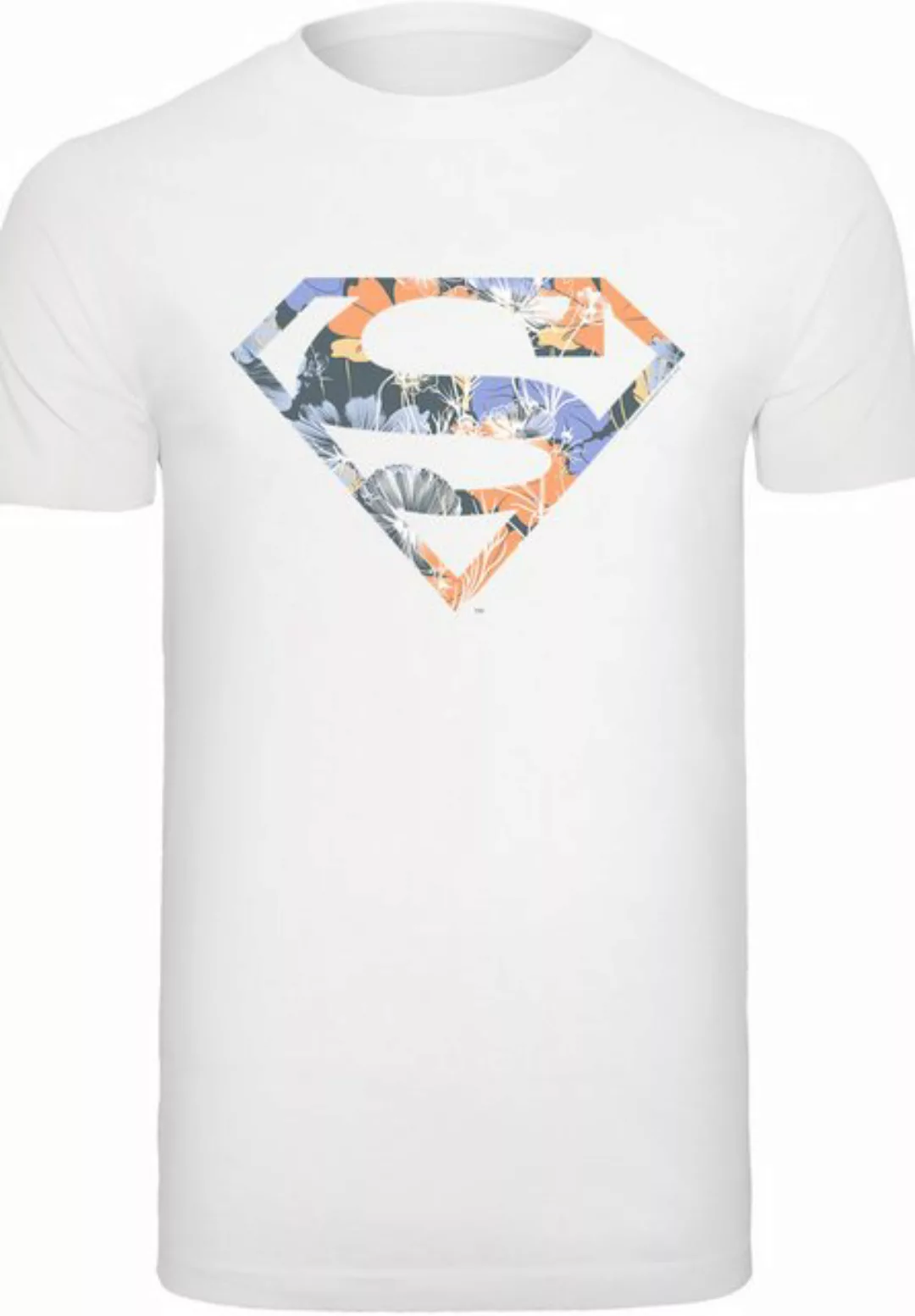 F4NT4STIC Kurzarmshirt F4NT4STIC Herren Superman Floral Logo 2 with T-Shirt günstig online kaufen