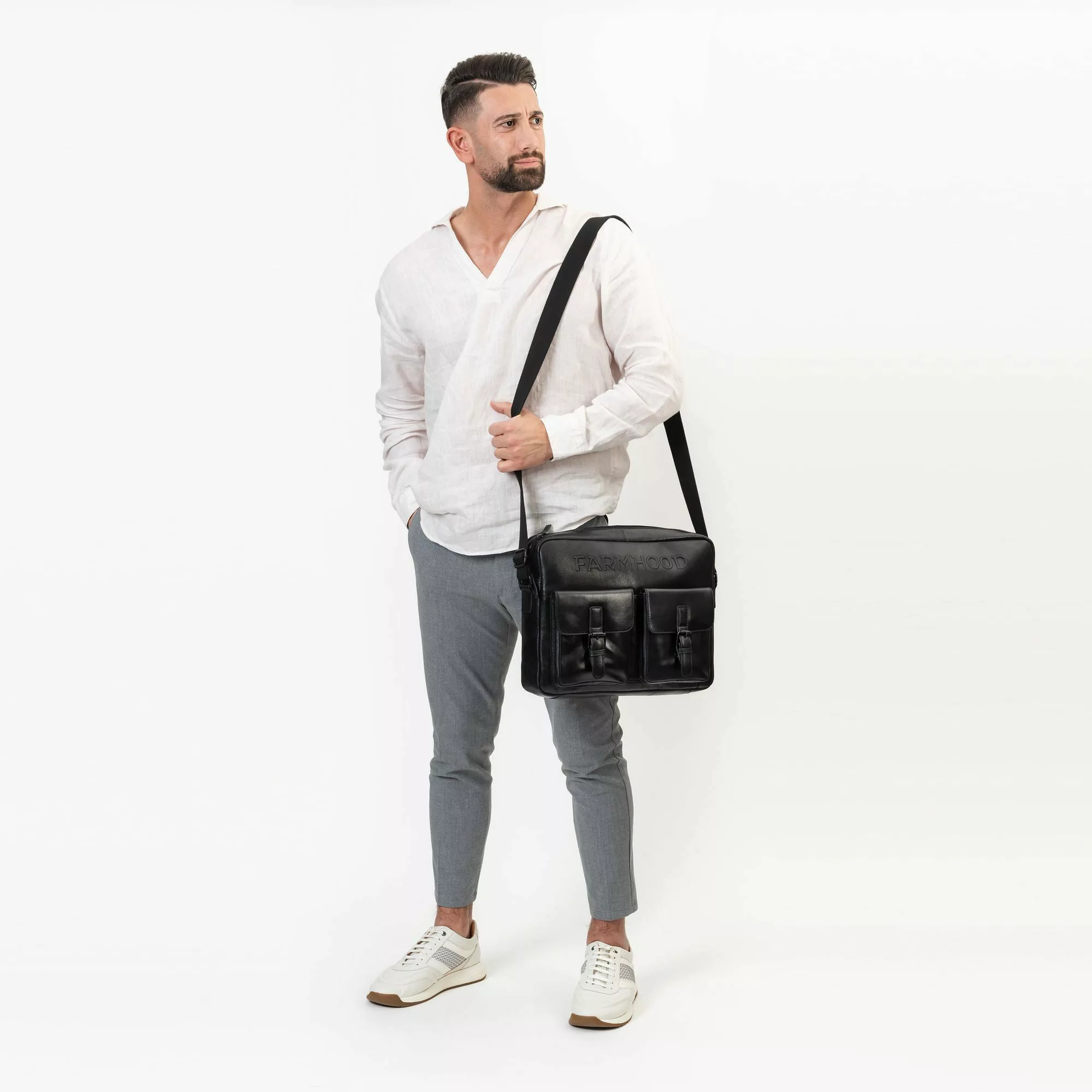 Farmhood Aktentasche Memphis, Leder günstig online kaufen