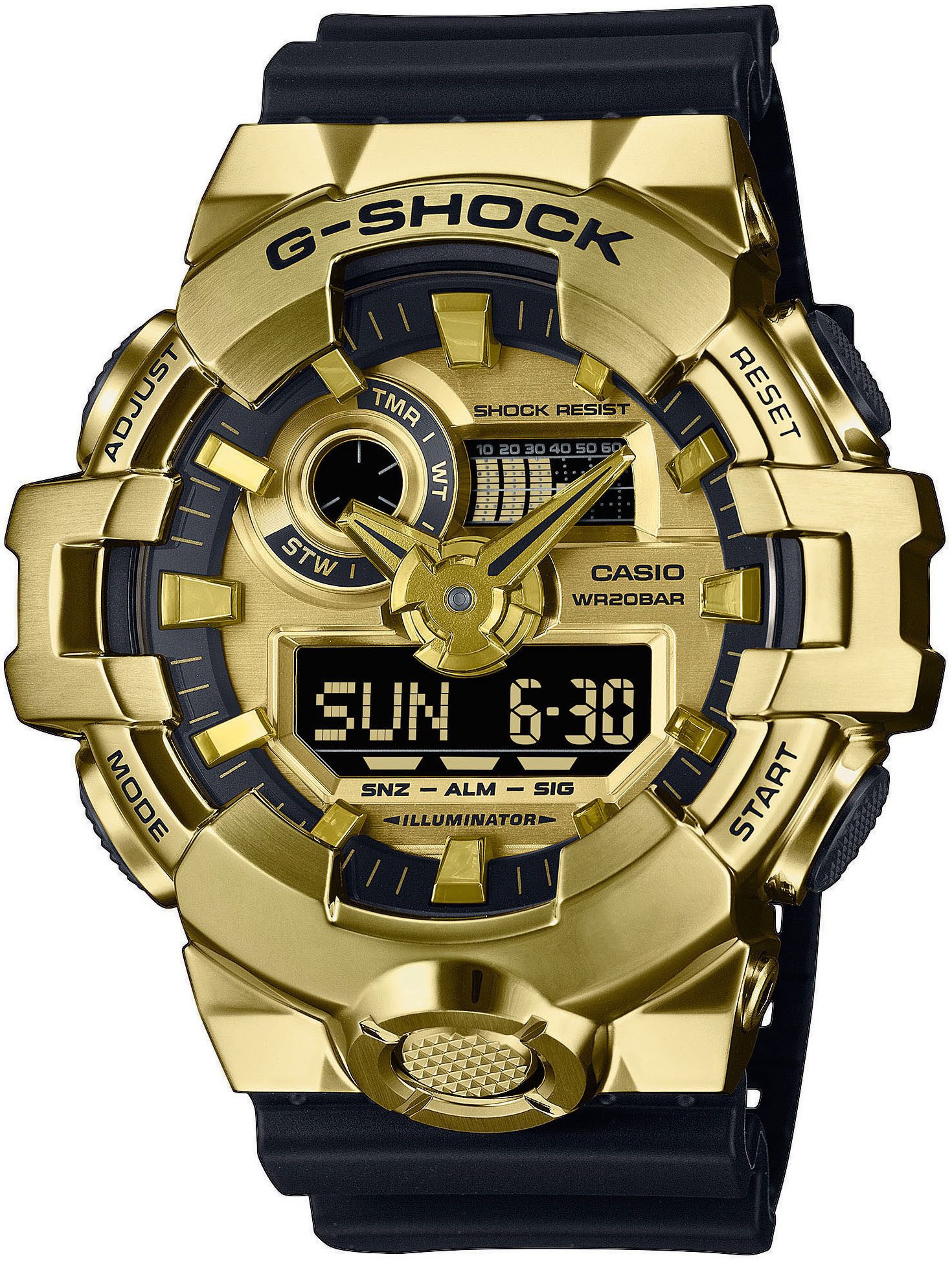 CASIO G-SHOCK Quarzuhr G-Shock G-Steel Schwarz/Goldfarben günstig online kaufen