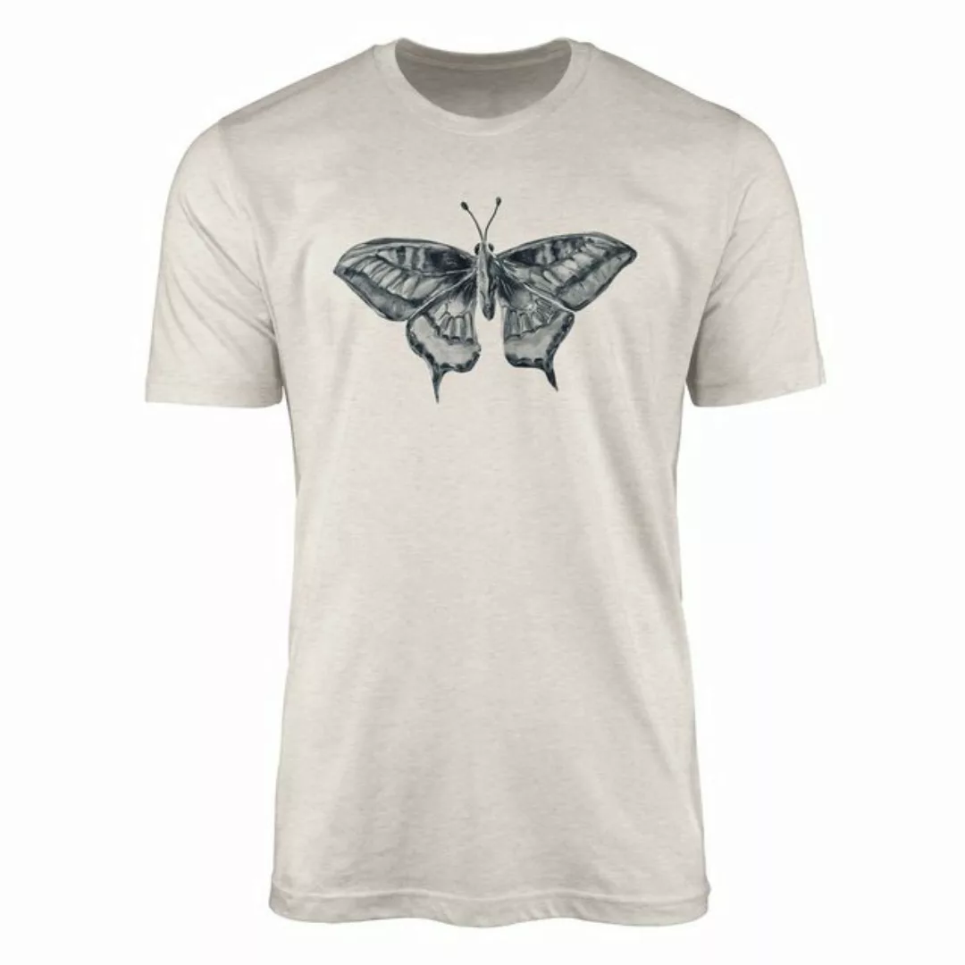 Sinus Art T-Shirt Herren Shirt 100% Bio-Baumwolle T-Shirt Aquarell Motiv Sc günstig online kaufen