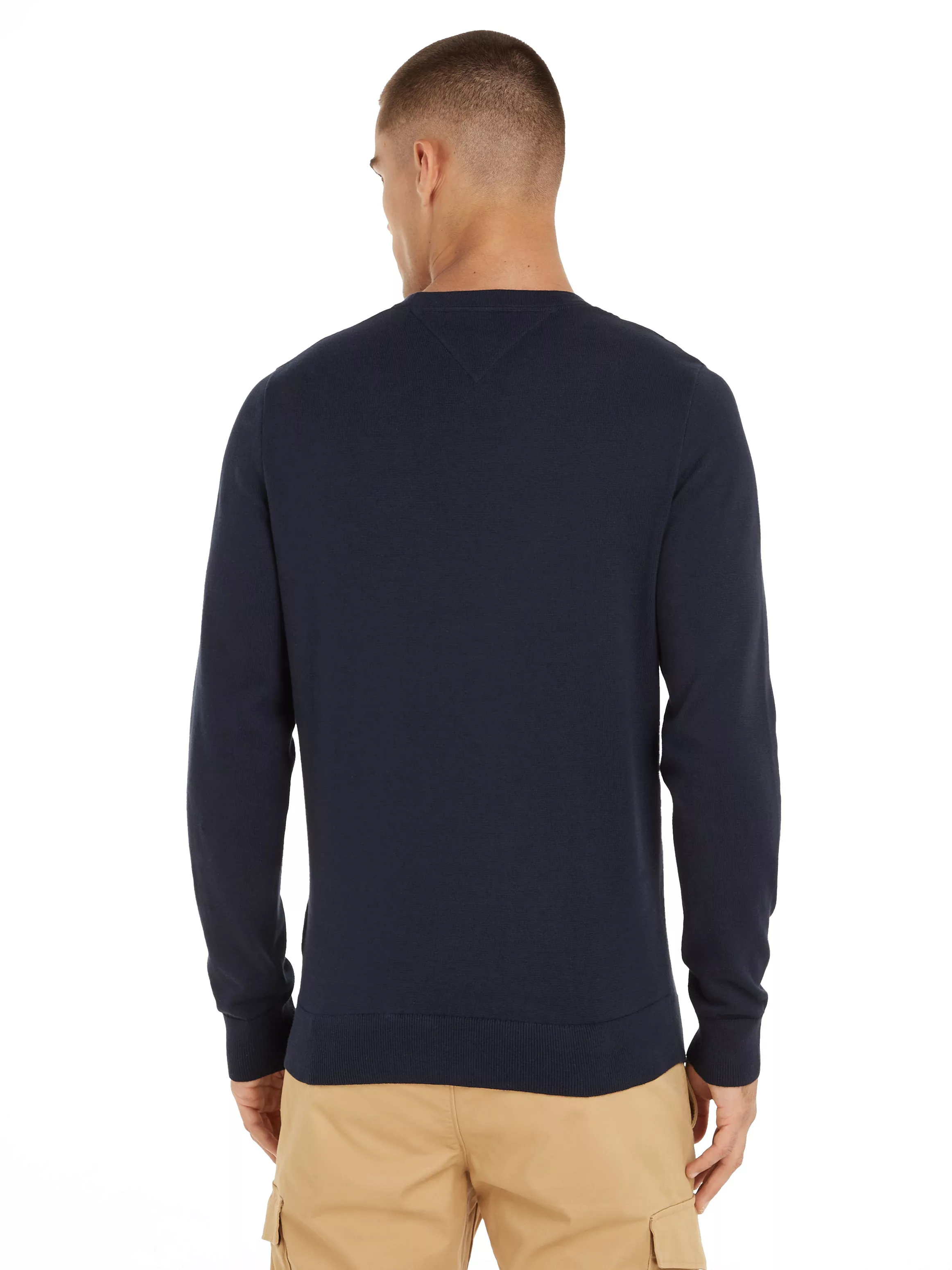 Tommy Hilfiger Rundhalspullover "DE COTTON CREW NECK" günstig online kaufen