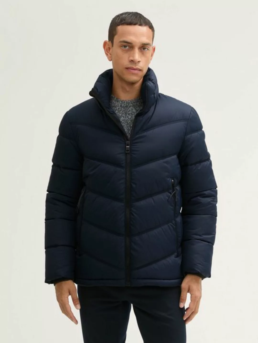 TOM TAILOR Winterjacke Pufferjacke mit verstaubarer Kapuze mit Innentasche günstig online kaufen