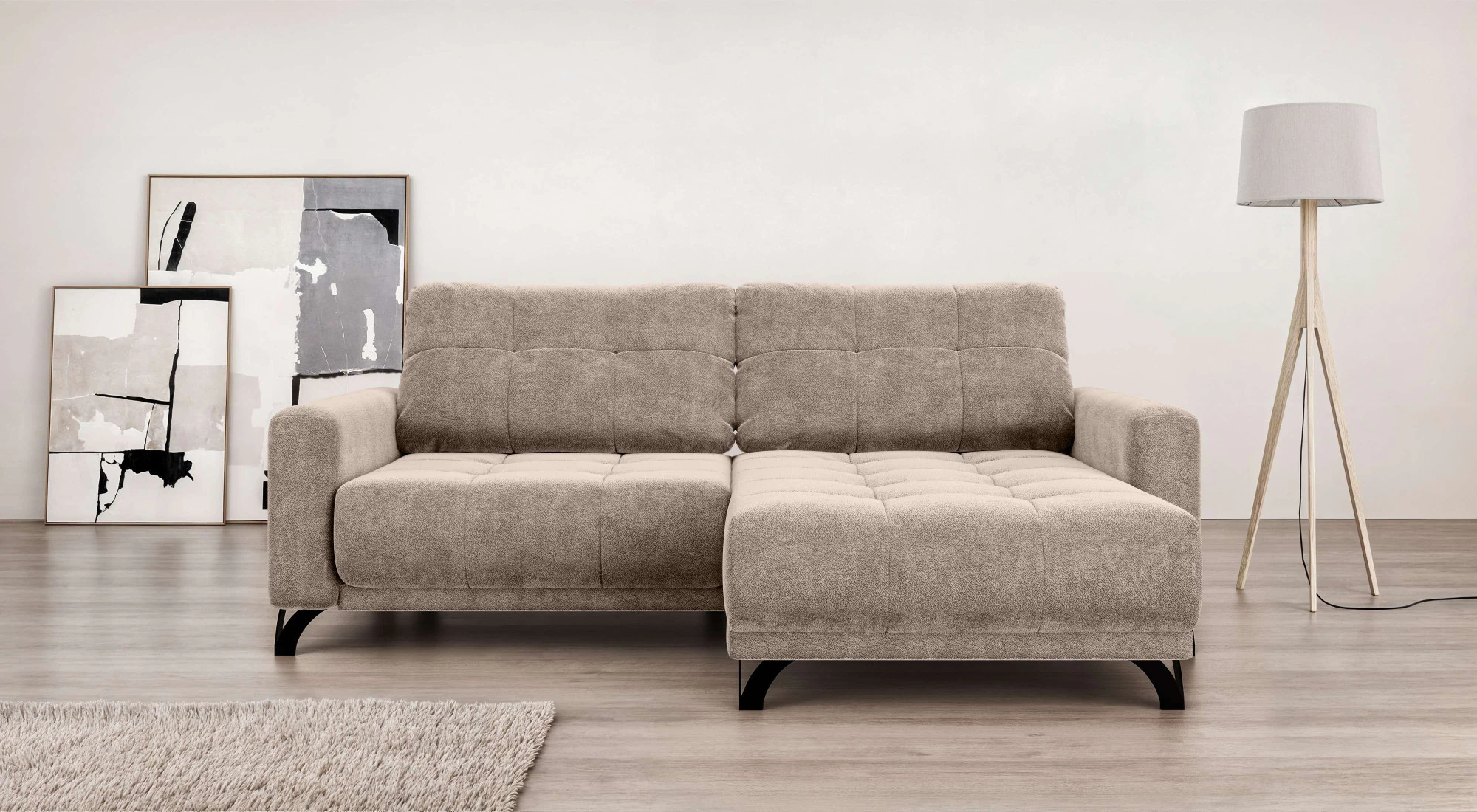 INOSIGN Ecksofa "FAIRVIEW mit verstellbaren Rückenlehne, Maße B/T/H: 234/17 günstig online kaufen