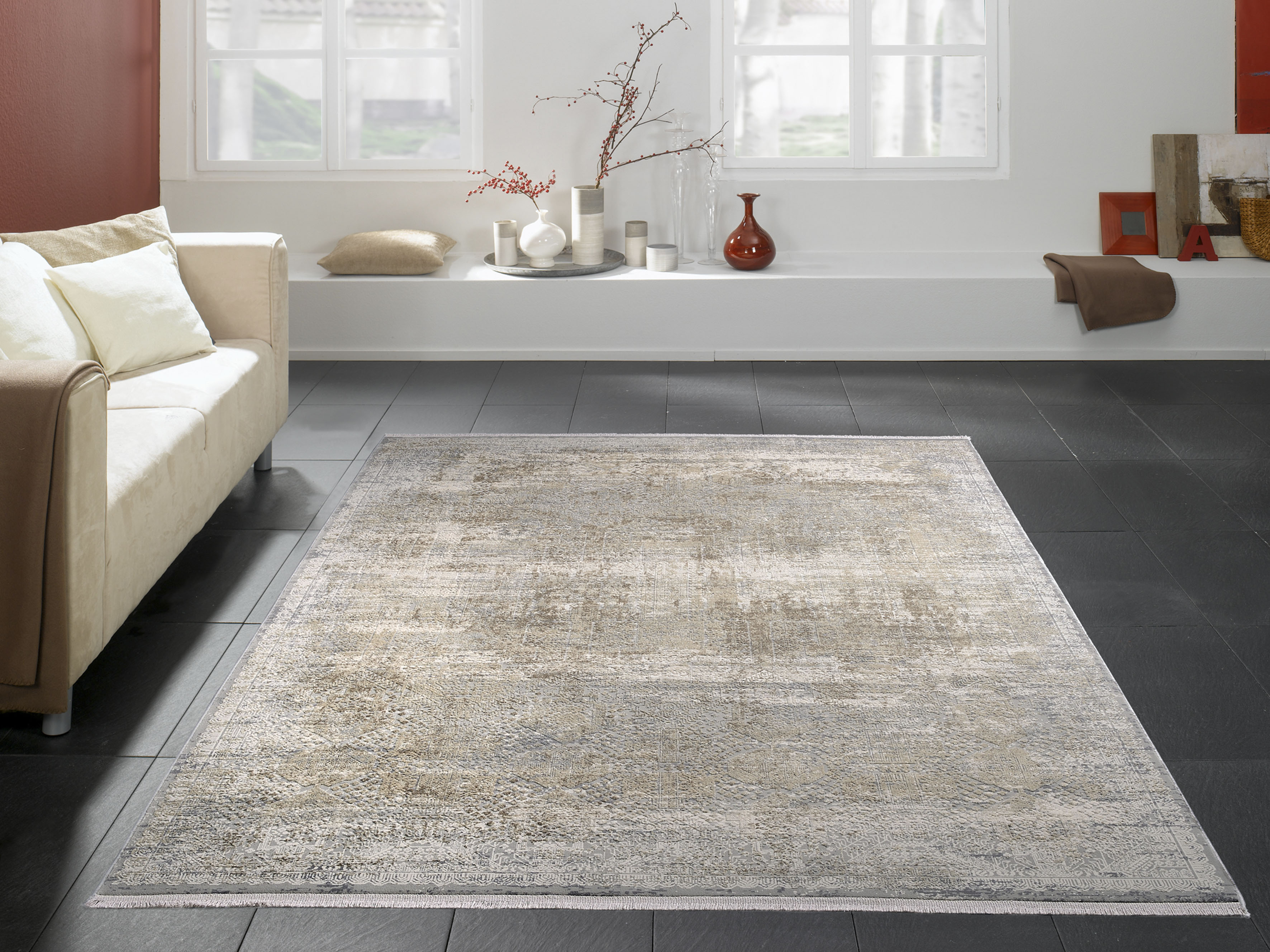 Musterring Teppich   ¦ mehrfarbig ¦ Viskose,Synthetische Fasern ¦ Maße (cm) günstig online kaufen