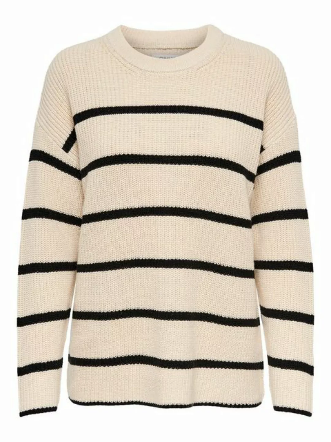 ONLY Rundhalspullover ONLPERNILLE LS STRIPE O-NECK KNT NOOS günstig online kaufen