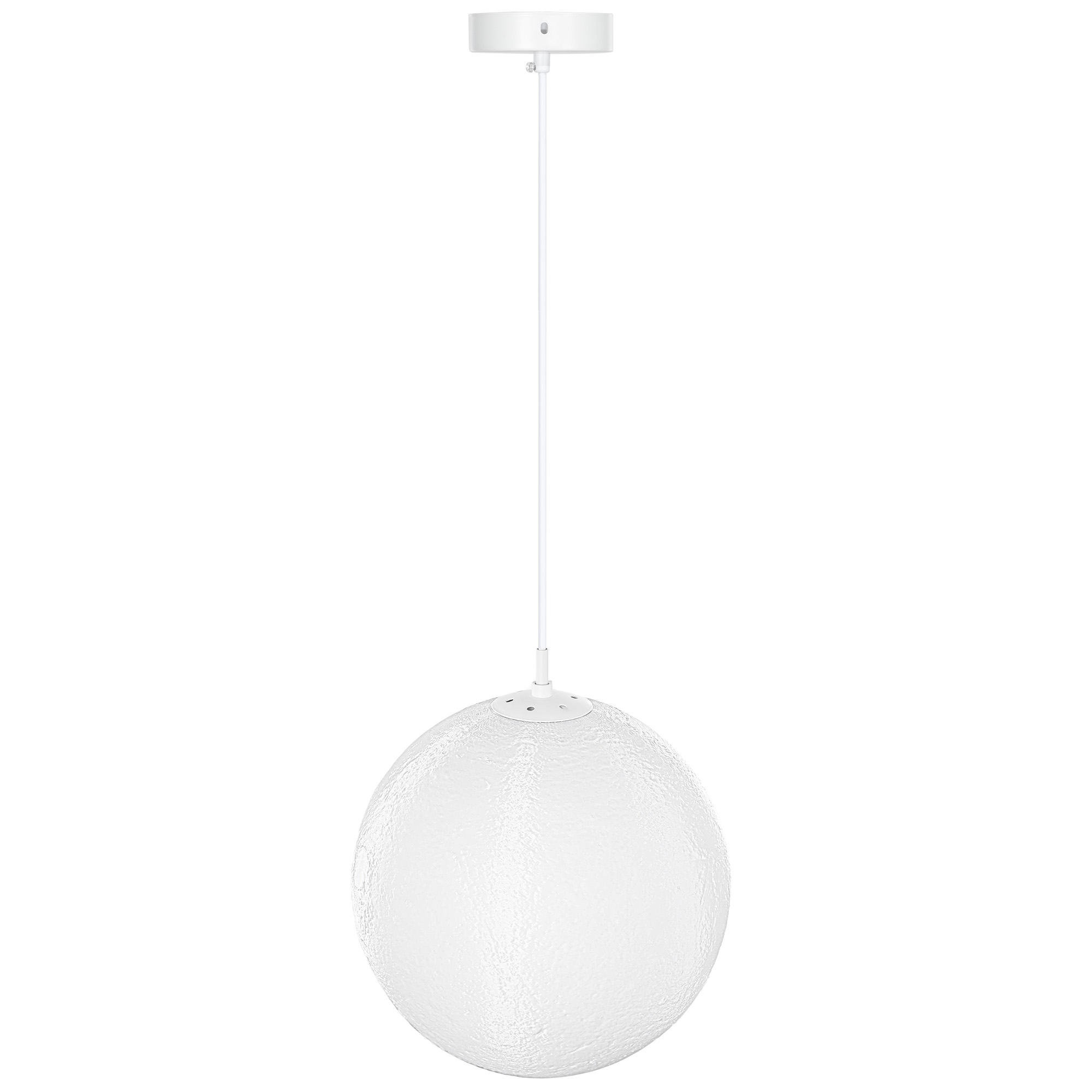 HOMCOM 3D Mond Pendelleuchte Hängelampe mit APP-Steuerung, Musik Mondlampe günstig online kaufen