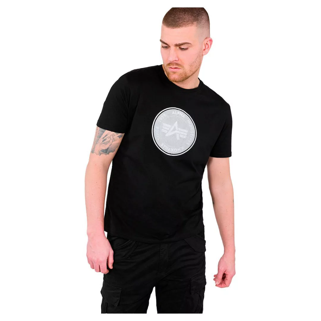 Alpha Industries Hologram Kurzärmeliges T-shirt XL Black günstig online kaufen