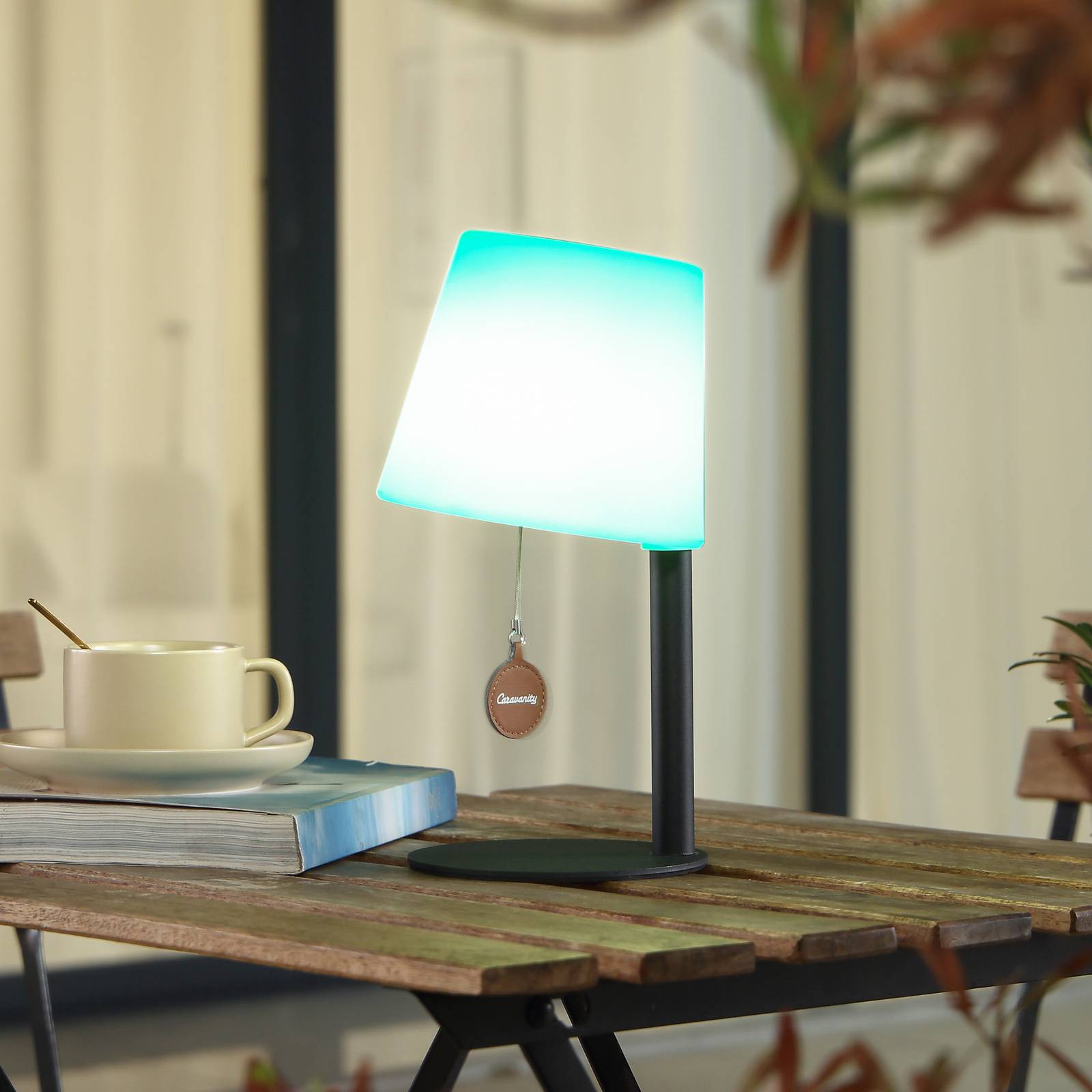 Lindby Tyrian LED-Akkutischleuchte, Zylinder günstig online kaufen
