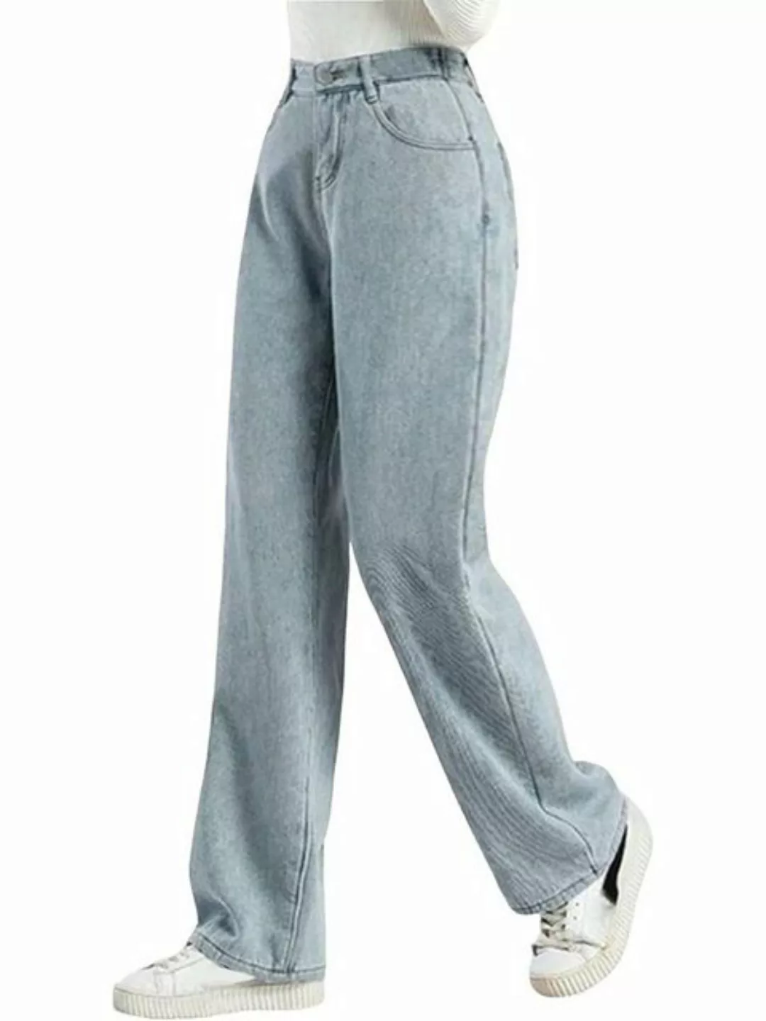 FIDDY Loungehose Damen Jeans Winter verdickte Strumpfhosen Leggings Slim Fi günstig online kaufen