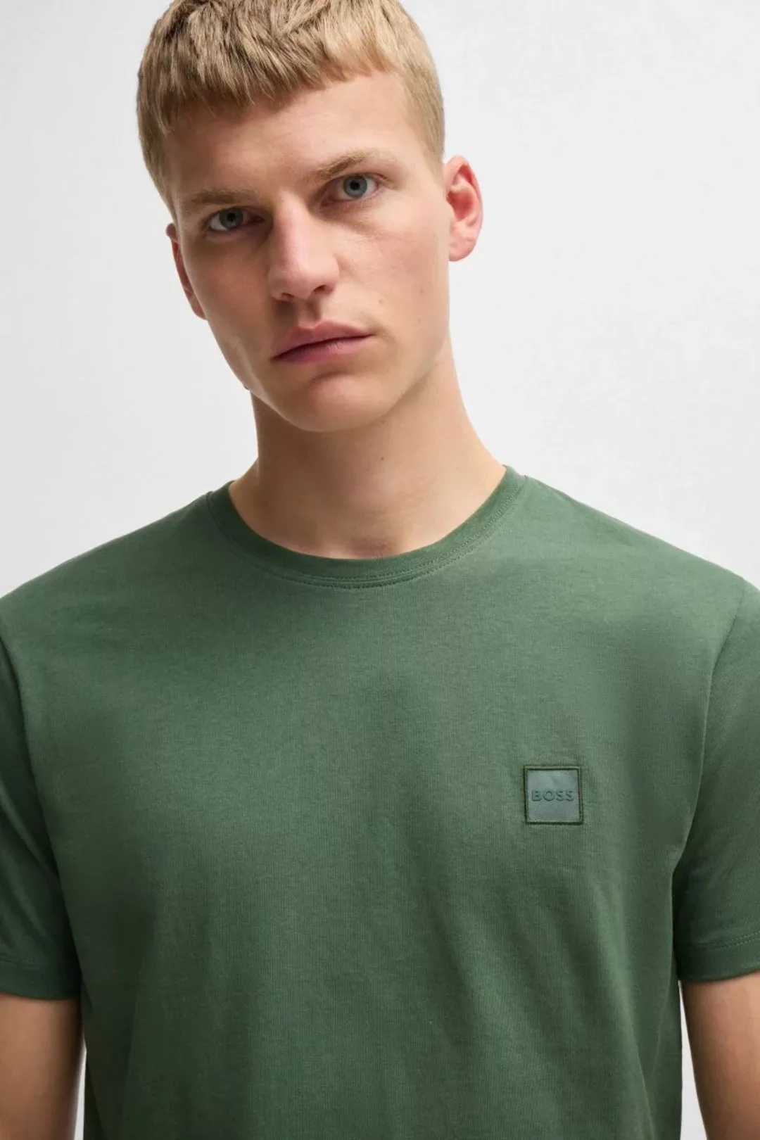 BOSS T-shirt Tales Open Grün - Größe 3XL günstig online kaufen