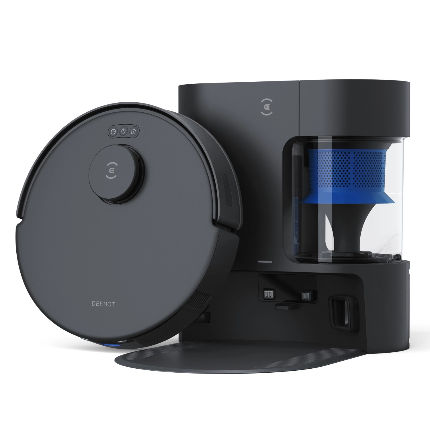 ECOVACS DEEBOT N20 PRO PLUS BLACK Saug- und Wischroboter mit Beutellosem St günstig online kaufen