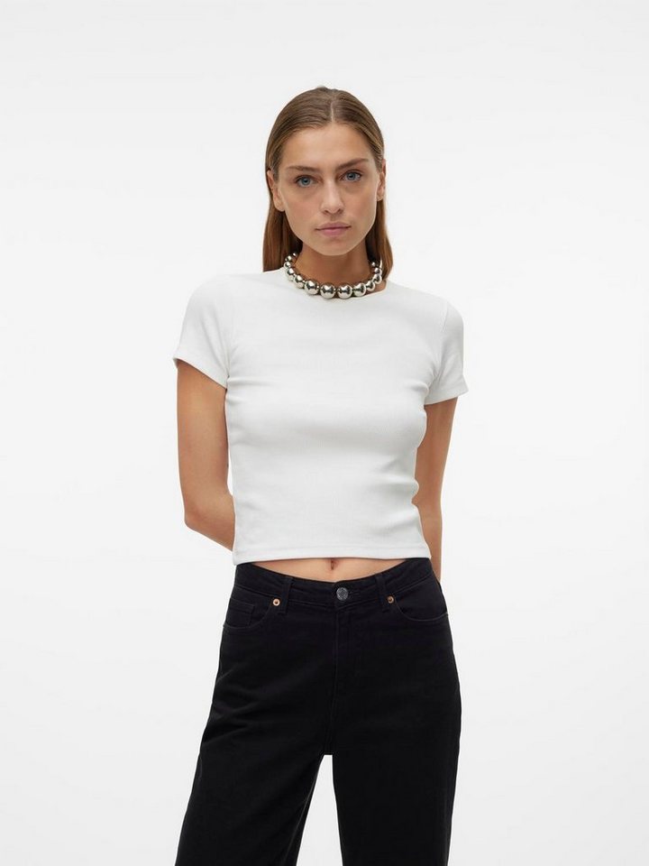 Vero Moda Rundhalsshirt VMCHLOE SS SHORT TOP JRS NOOS günstig online kaufen