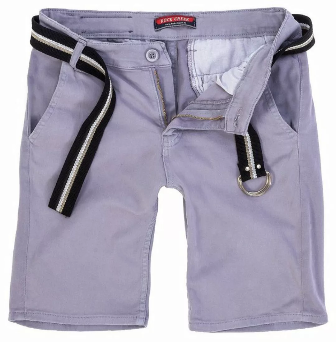 Rock Creek Chinoshorts Herren Chino Shorts mit Gürtel RC-2133 günstig online kaufen