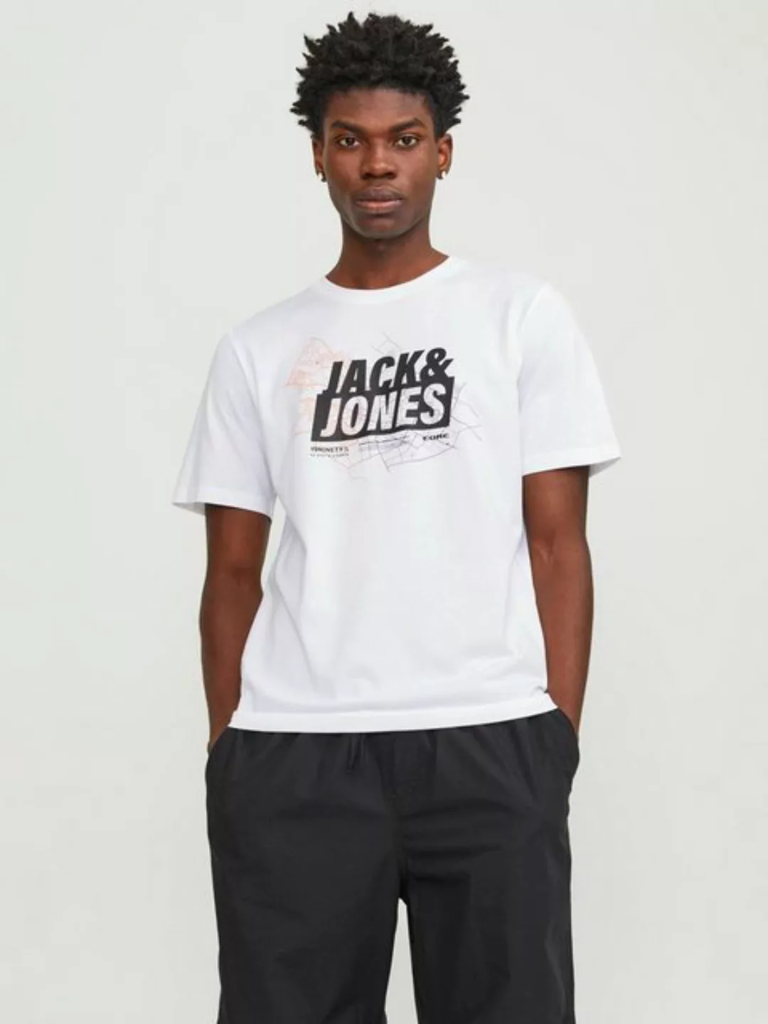 Jack & Jones Rundhalsshirt JCOMAP LOGO TEE SS CREW NECK SN günstig online kaufen