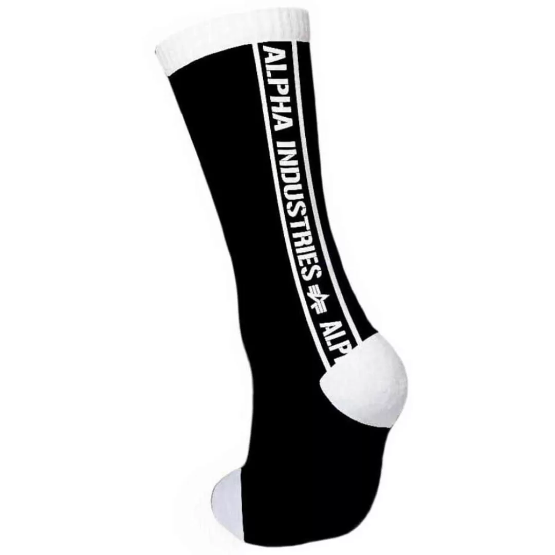 Alpha Industries Stripe Socken 3 Paare EU 36-40 Black günstig online kaufen