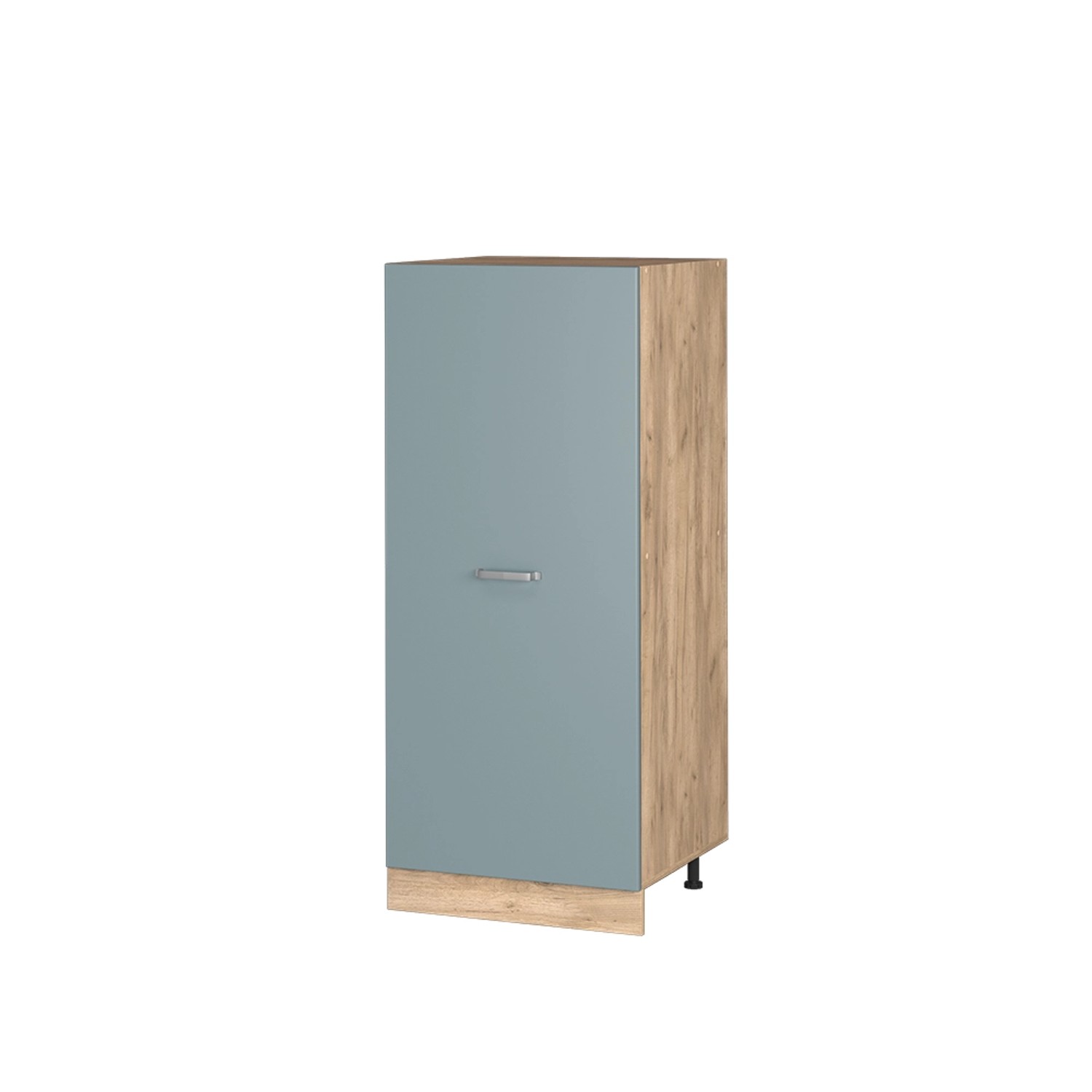 Vicco Herdumbauschrank R-Line Küchenkommode Blau-Grau/Goldkraft Eiche 60 cm günstig online kaufen
