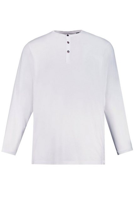 JP1880 T-Shirt JP 1880 Henley Basic Shirt Langarm Knopfleiste günstig online kaufen