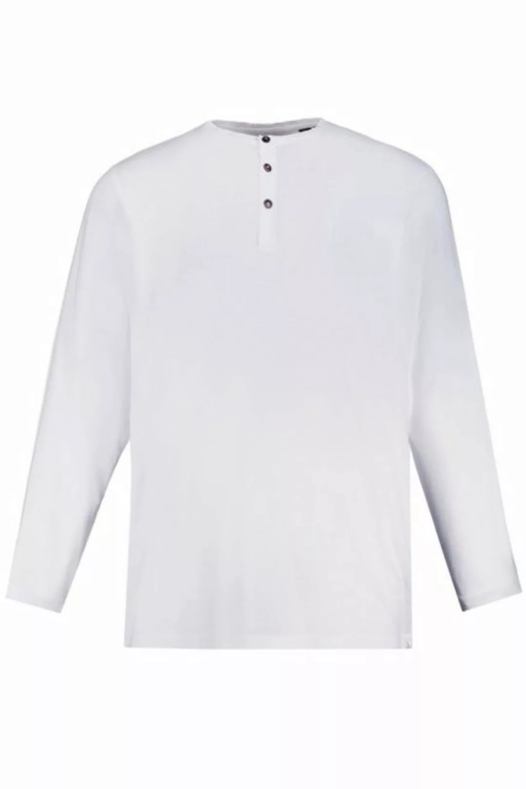 JP1880 T-Shirt JP 1880 Henley Basic Shirt Langarm Knopfleiste günstig online kaufen