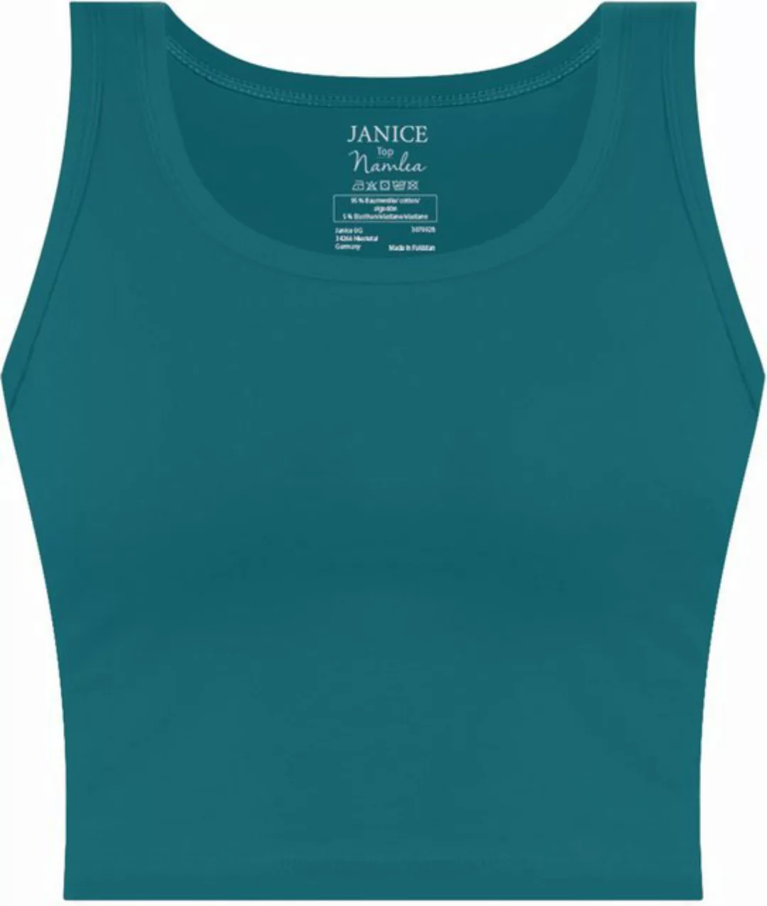 Janice Tanktop Damen crop Top Namlea Kurzes Tanktop aus Baumwolle günstig online kaufen