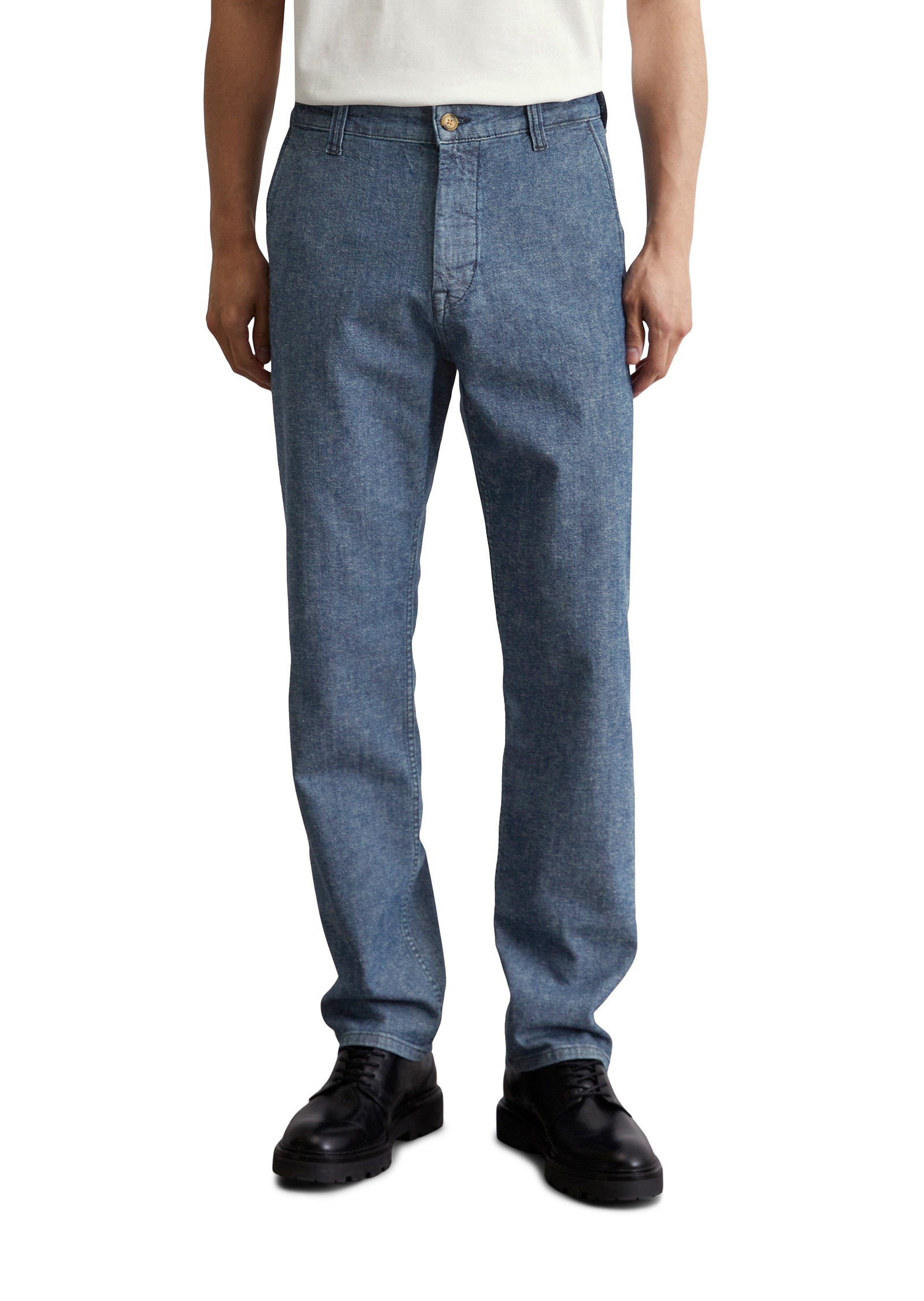 Marc OPolo Straight-Jeans "aus elastischem Bio-Baumwoll-Hanf-Mix" günstig online kaufen
