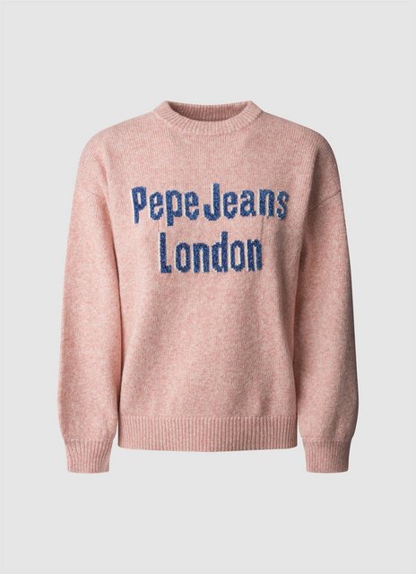 Pepe Jeans Strickpullover NALA mit Schriftzug günstig online kaufen