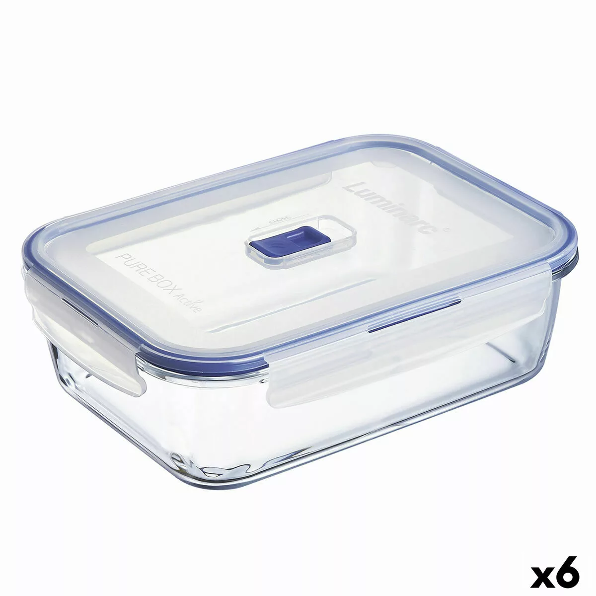 Lunchbox Hermetisch Luminarc Pure Box Active 22 X 16 Cm 1,97 L Zweifarbig G günstig online kaufen