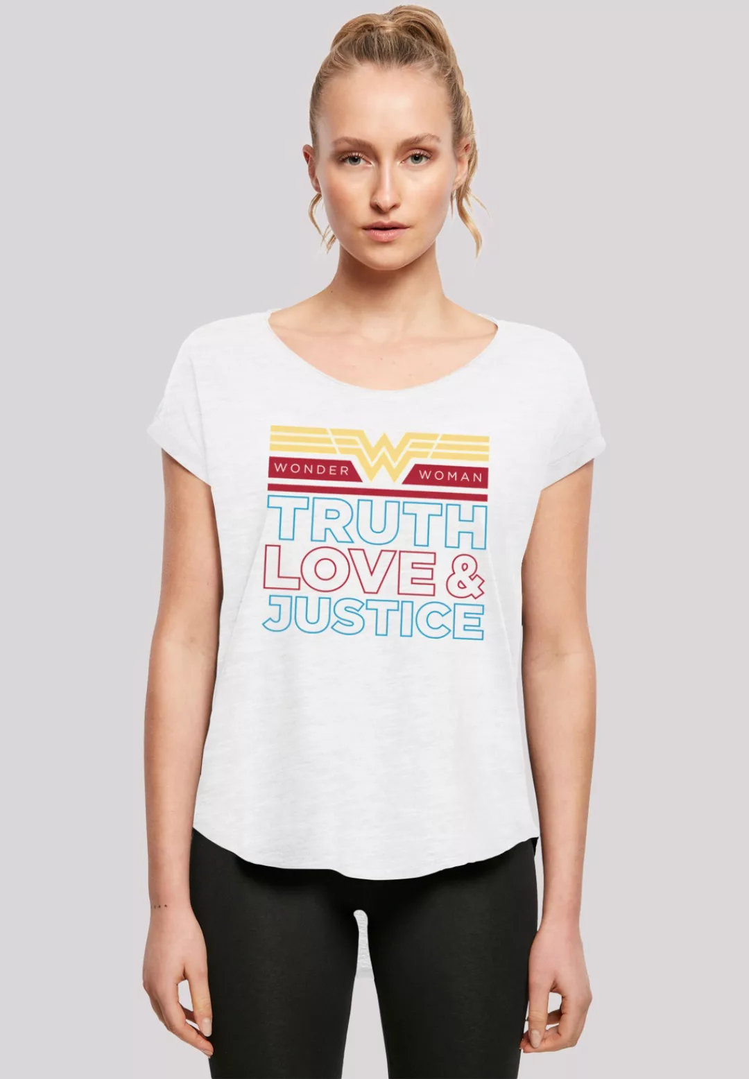 F4NT4STIC T-Shirt "DC Comics Wonder Woman 84 Truth Love And Justice", Print günstig online kaufen