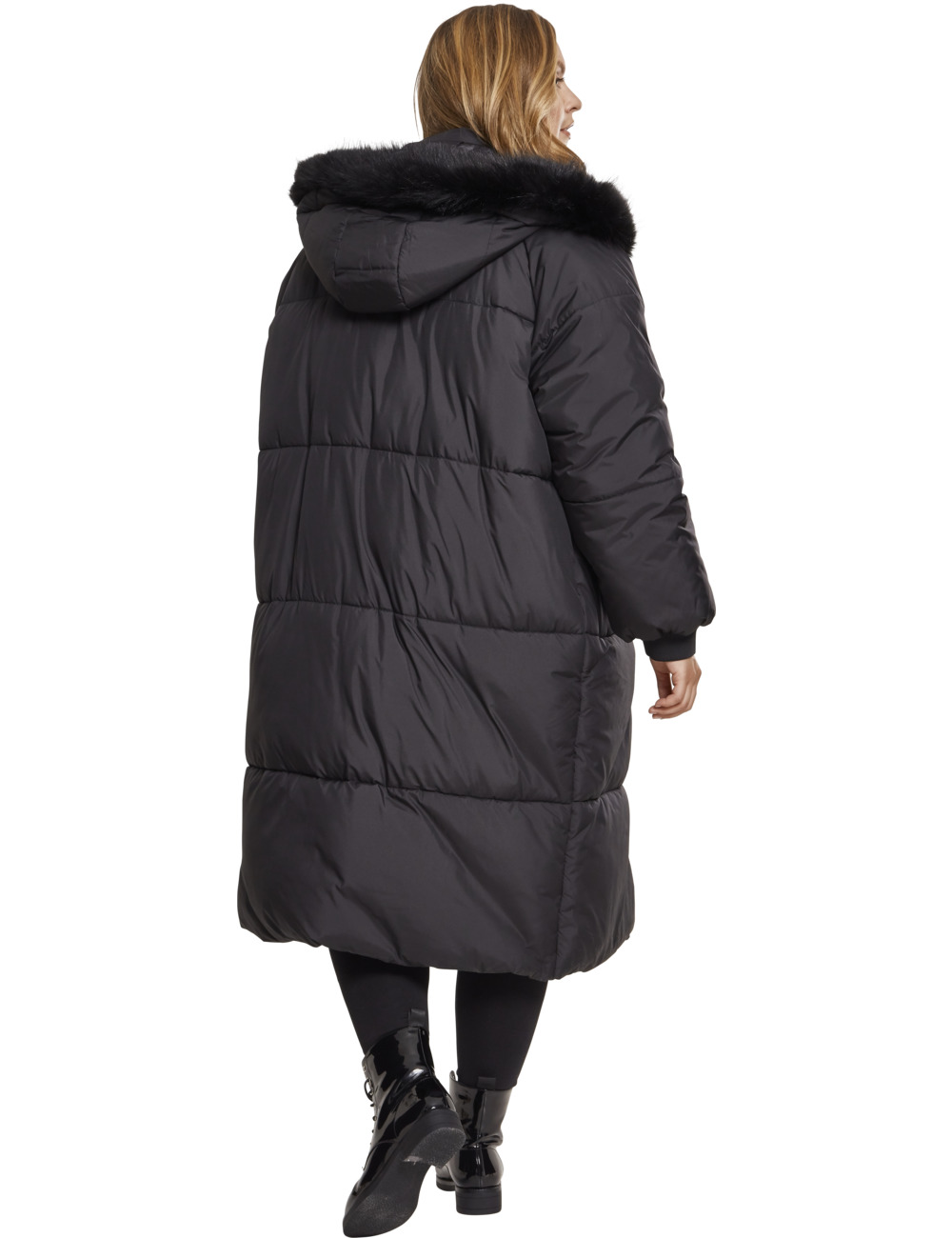 Urban Classics Ladies Oversize Faux Fur Puffer Coat günstig online kaufen